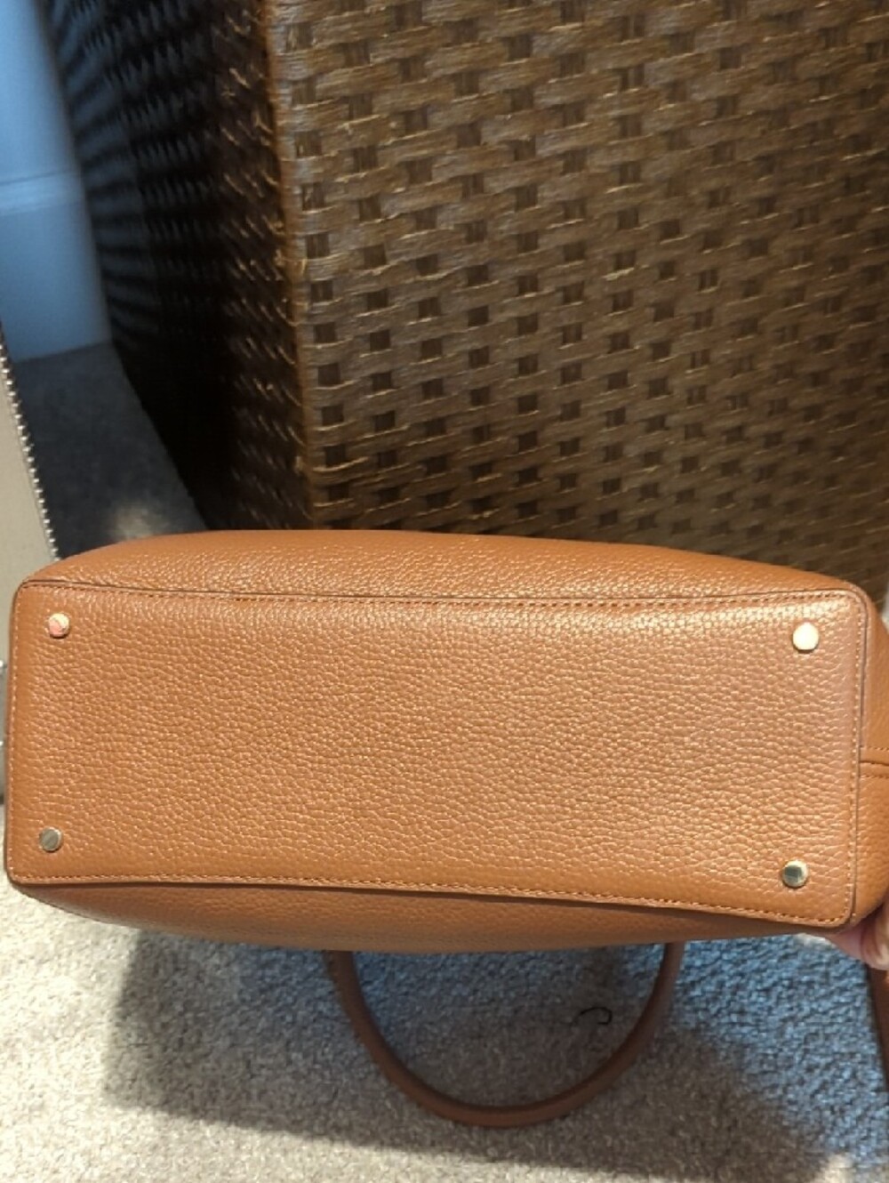 kate spade Brown Leather Top-Handle Satchel - Picture 7 of 7